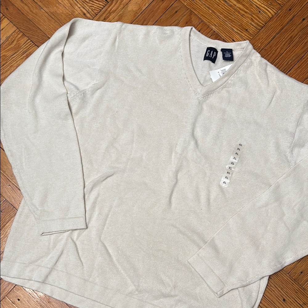 GAP Men's Cream Sweater